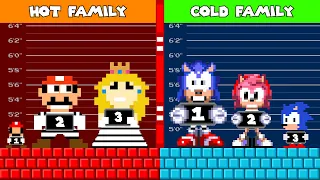 Team Mario vs Sonic Locked in Prison For 24 HOURS Challenge!