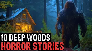 10 TRUE Terrifying Rainy Deep Woods Horror Stories (Park Ranger, Dogman, Wendigo, Sasquatch)