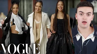Fashion Critic Reacts to Tessa Thompson's Outfits Of The Week (7 Days, 7 Looks Vogue)