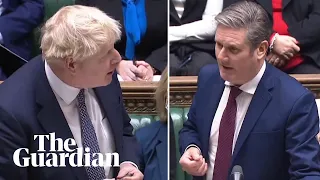 'The party's over': Keir Starmer derides Boris Johnson's apology at PMQs