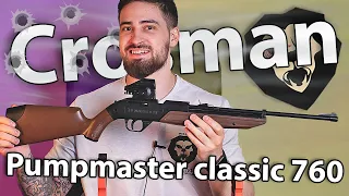 Пневматическая винтовка Crosman 760 B (3 Дж) видео обзор