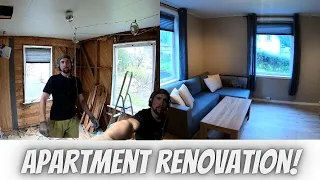 Apartment renovation time lapse