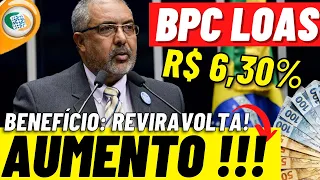 REVELADO! NOVO VALOR BPC LOAS GOVERNO REVELA REAJUSTE R$ 6,37% PARA TODO O BRASIL