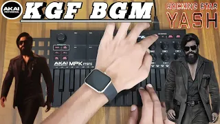 KGF 2 Rocky Entry BGM on Akai Mpk Mini Mk3...