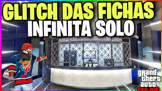 MONEY GLITCH FICHAS INFINITAS TOTALMENTE SOLO SEM TER NADA NO GTA 5 ONLINE (iniciante)