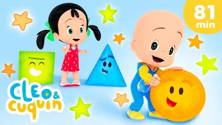 The Shapes Song and more Nursery Rhymes by Cleo and Cuquin | Children Songs