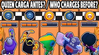 CUAL ES EL BRAWLER MAS RÁPIDO en CARGA SUS ATAQUES BÁSICOS y ULTIMATE? | OLIMPIADAS de BRAWLS STARS