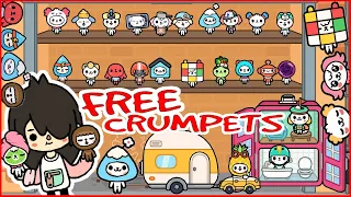 TOCA LIFE WORLD #110 ROBIĘ DARMOWE CRUMPETSY *ALL FREE CRUMPETS #toca #tocaboca #crumpets