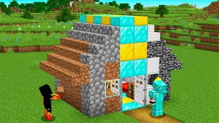 CASA DE PRO vs CASA DE NOOB no MINECRAFT