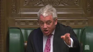 Bercow's tirade