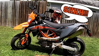 KTM 690 SMC has a secret