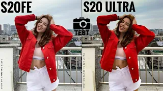 Samsung Galaxy S20 FE VS Samsung Galaxy S20 ULTRA CAMERA COMPARISON | S20 FE MADE IT?