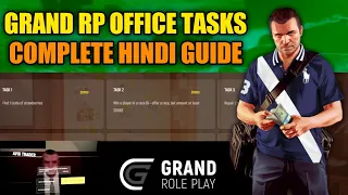 Office task in Grand RP Complete Hindi Guide