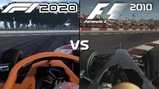 Codemasters F1 2020 vs F1 2010 ONBOARD SPAIN