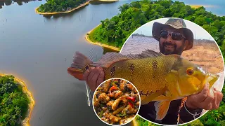 Peacock bass catch and cook - 3 days fishing adventure - Brokopondo reservoir (Suriname)