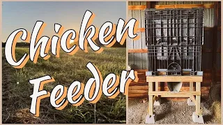 Bulk Chicken Feed System I SEED TOTE FEED STORAGE  I BULK FEED HOPPER  I SAVE MONEY ON CHICKEN FEED