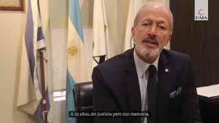 📽️ #25añosAMIADAIA | KNOBLOVITS: "DEBEMOS DECIR NUNCA MÁS AL TERRORISMO"