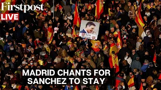 Spain Protests LIVE: PM Pedro Sanchez's Supporters Swarm Madrid Streets in Show of Support