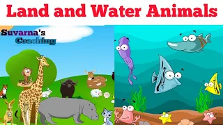 Land And Water Animals | Animals Name | Land Animals and Water Animals |