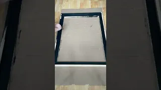 Floating canvas frame DIY