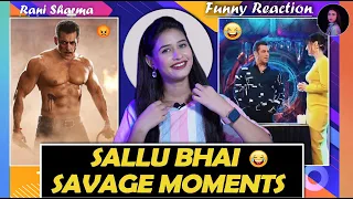 Indian Girl Reaction on Salman Khan Savage Moments😈🔥| Rani Sharma