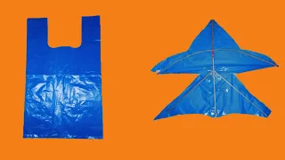 Sparrow Kite Banane Ka Tareeka | How to Make Sparrow 🔵 Blue Bag Patang Kite Banane Ka Easy Treka