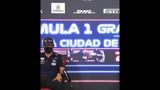 Reporter Asks Perez Whether He Would Move Aside for Max in Mexico, Ricciardo: "You have to win, man"