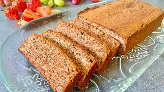 Bananenbrot ganz einfach selber machen , gesund, ohne Zucker und glutenfrei