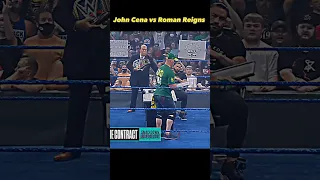 John Cena Warning to Roman Reigns | John Cena Sign Contract #shorts