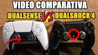 Vídeo Comparativa - Mando PS5 Dualsense VS Control PS4 Dualshock 4 / Cual es el Mejor?