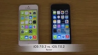 NEW iOS 7.0.3 vs. iOS 7.0.2 - Review