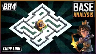 The ULTIMATE BH4 TROPHY[defense] Base 2021!! Builder Hall 4 Trophy Base Design with Copy Link - COC