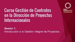 Introducción a la Gestión Integral de Proyectos