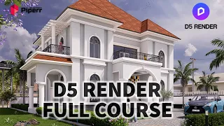 D5 Render - Full Beginner's Tutorials/Exterior Realistic Rendering In@D5Render