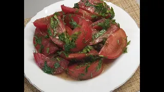 🍅 ПОМИДОРЫ ПО – КОРЕЙСКИ. Самый быстрый рецепт. Tomatoes in Korean # 142