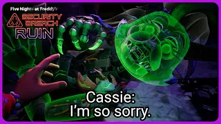 Cassie shuts down Roxy - FNAF Security Breach Ruin DLC