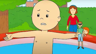 Inflatable Pool | Caillou Cartoon