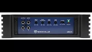 Rockville dB25 2800 Watt/1400w RMS 2 Channel Amplifier Car Stereo Amp, Loud!!