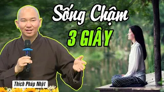 SỐNG CHẬM 3 GIÂY, AN YÊN CUỘC ĐỜI - Pháp Thoại CỰC HAY của Thầy Pháp Nhật tại chùa Hoằng Pháp !