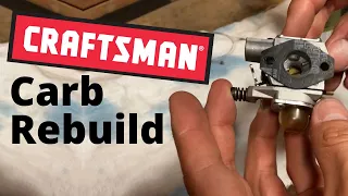How To Rebuild A Craftsman Weed Wacker Carburetor