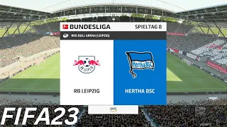 Fifa 23 RB Leipzig vs Hertha BSC Berlin - Bundesliga Match [Fifa 23 Gameplay] [Ps4]