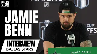 Jamie Benn Explains Cross Checking Mark Stone in "Heat of Moment" of Stars vs. Golden Knights