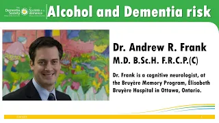 Can alcohol consumption increase dementia risk? with Dr. Andrew Frank