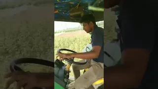 Friendly Farmers Jhon deere harvesting ❣️