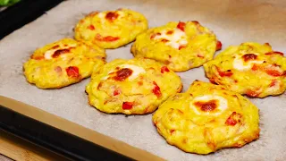 3 potatoes, 1 zucchini, 2 eggs! You have never eaten such delicious vegetable fritters!