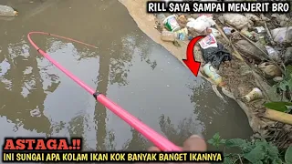 YA TUHAN.!! SPOT INI HARTA KARUN BAGI SAYA || MANCING DI BAWAH SAMPAH IKANNYA MELIMPAH KAYA DI KOLAM