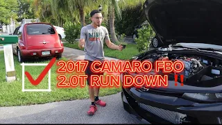 6th Gen Camaro 2.0T FBO Rundown / Flybys