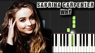 Sabrina Carpenter - Why - Piano Tutorial Synthesia (Download MIDI)
