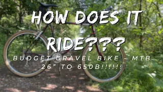 26” MTB to 650b Gravel Bike - How does it ride? #gravelbike #bike #cycling