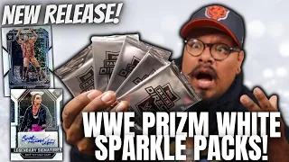 NEW RELEASE: 2023 Panini Prizm WWE White Sparkle Packs! ONE OF ONE AUTO HUNT!!